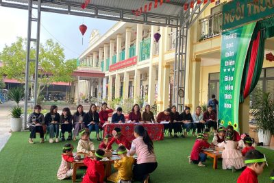TRƯỜNG MẦM NON ĐỊNH HÓA TỔ CHỨC CHUYÊN ĐỀ CẤP TRƯỜNG CHÀO MỪNG ĐẠI HỘI ĐẠI BIỂU TOÀN QUỐC LẦN THỨ XIV CỦA ĐẢNG